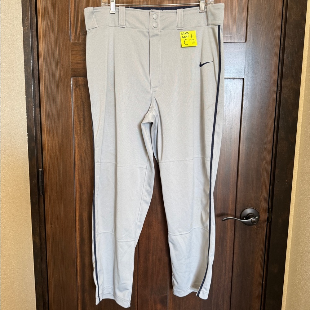 Nike Men's Light Gray Baseball Pants